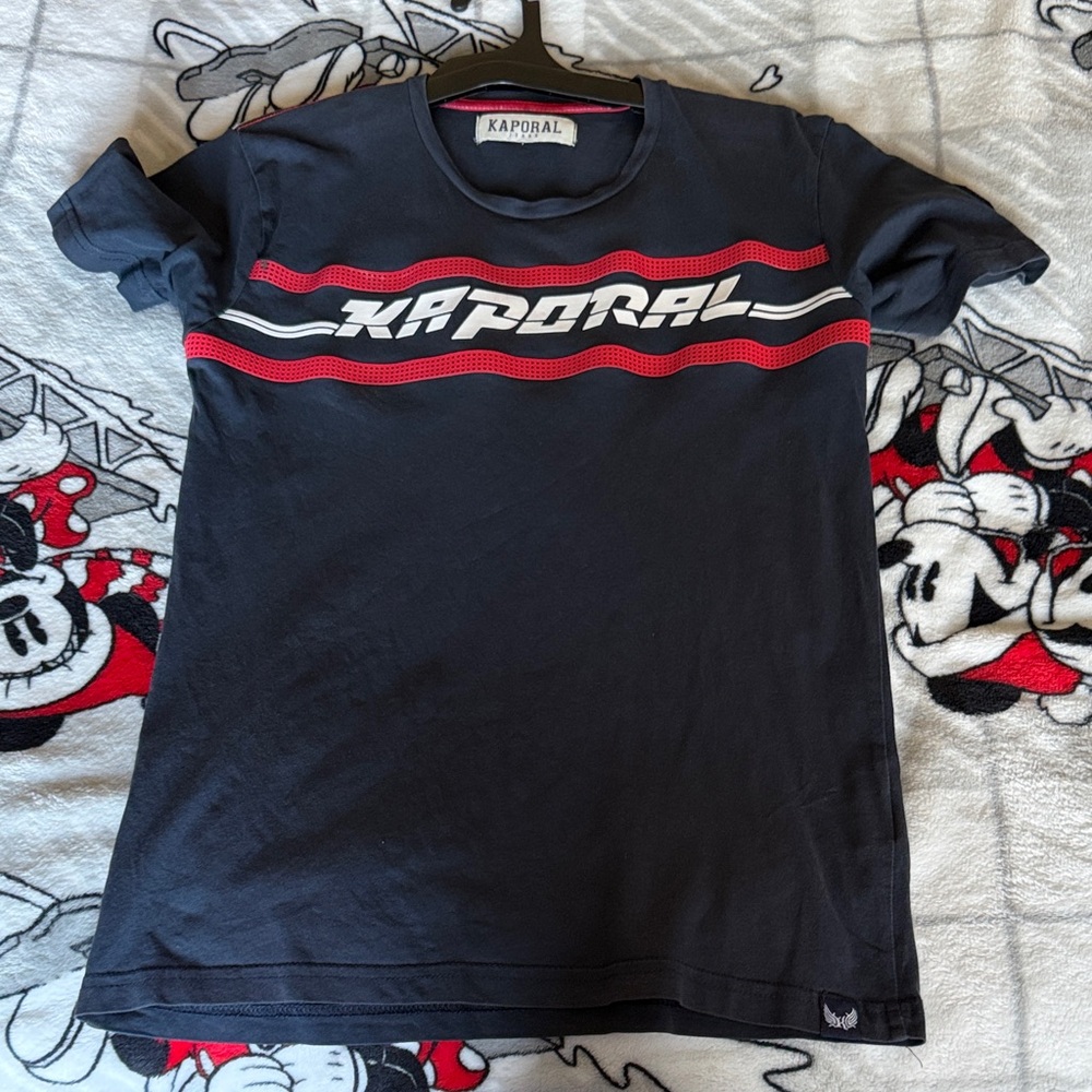 Kids Navy and Red Graphic Tee